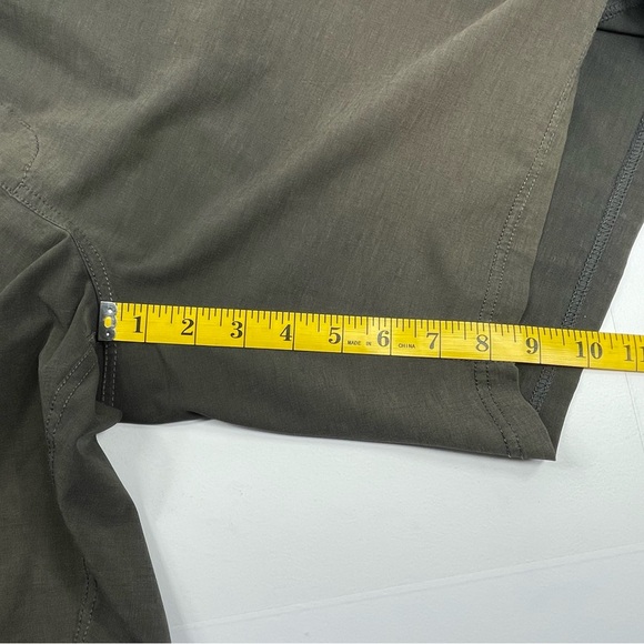 LINKSOUL Men's Shorts Elastic Waist Brown/Gray Stretch Faded Look Size XL - Picture 9 of 10